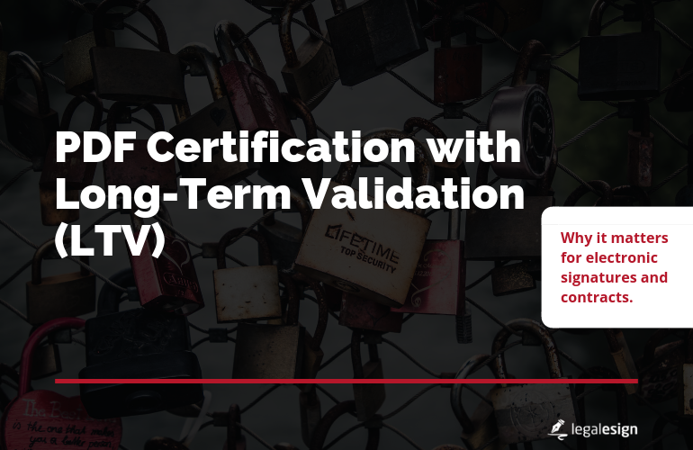 Lead image for What does PDF Certification mean for eSignature?